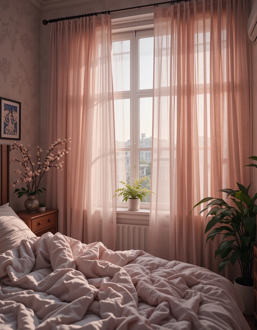 sheer curtains qatar