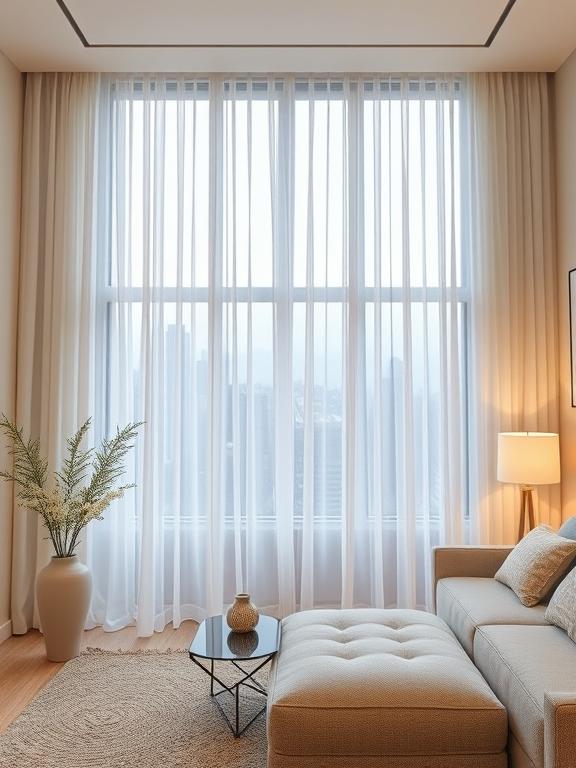 sheer curtains dubai